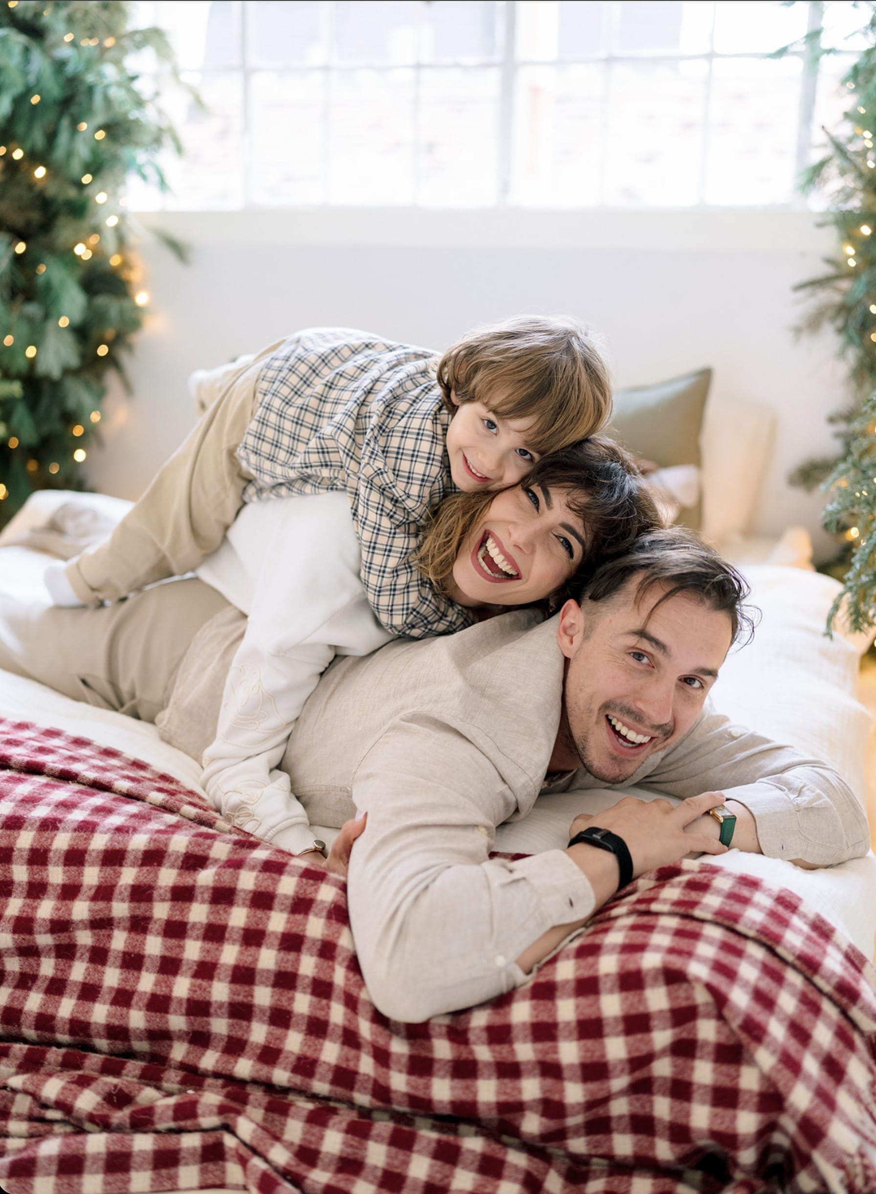 Fotografie de familie de Crăciun 3, Deea & Flo, București